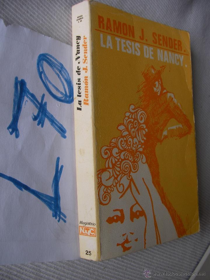 Libros de segunda mano: LA TESIS DE NANCY - RAMON SENDER - ENVIO GRATIS A ESPA&Ntilde;A - Foto 1