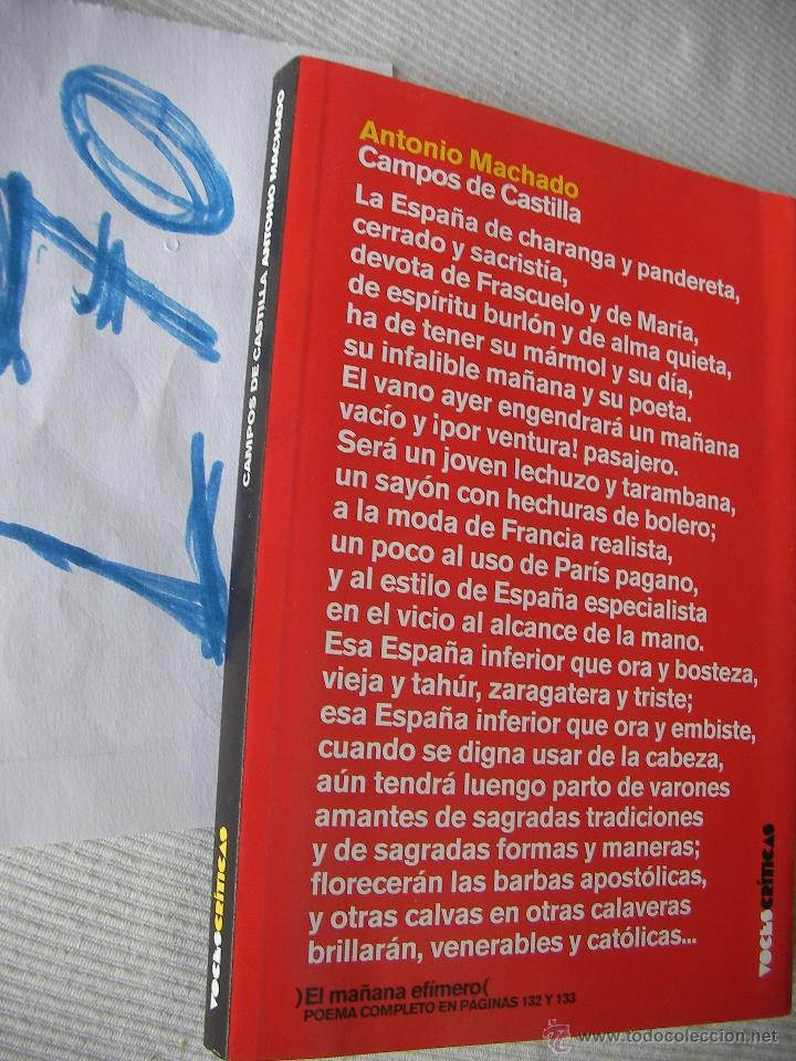 Libros de segunda mano: CAMPOS DE CASTILLA - ANTONIO MACHADO - ENVIO GRATIS A ESPA&Ntilde;A - Foto 1