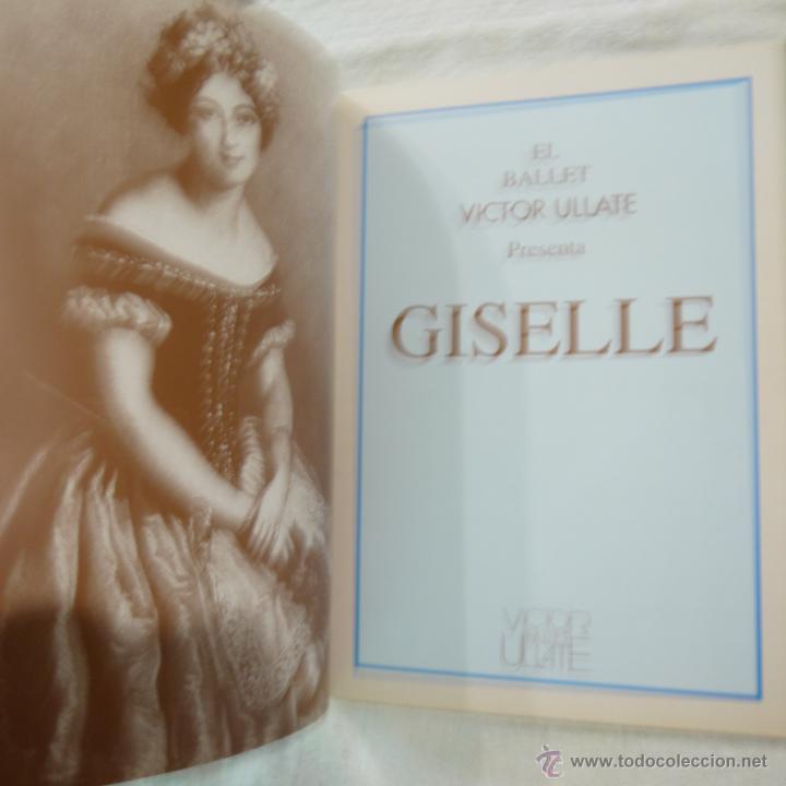 Libros de segunda mano: BALLET VICTOR ULLATE - PROGRAMA GISELLE - 1995 - Foto 3