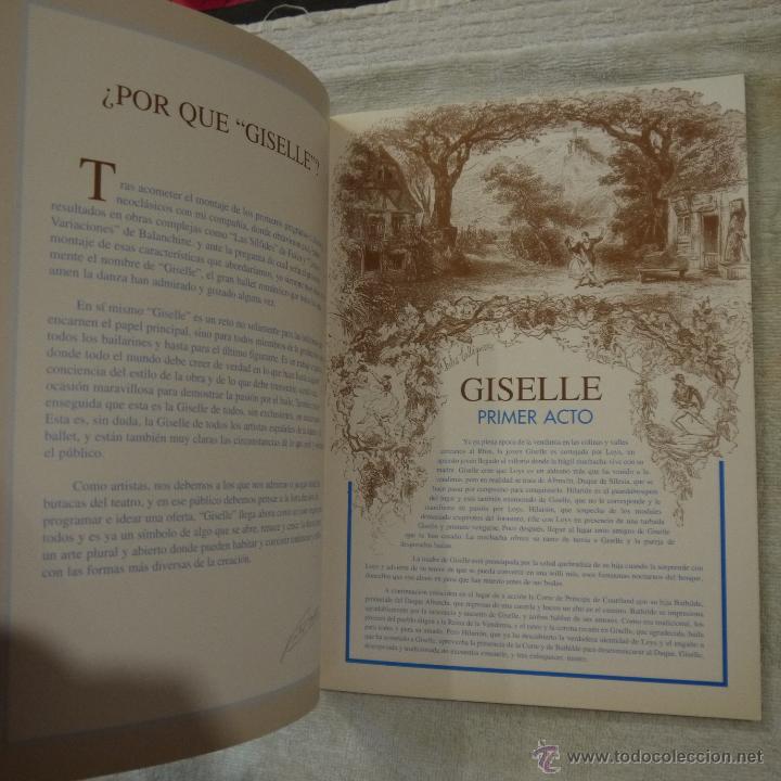 Libros de segunda mano: BALLET VICTOR ULLATE - PROGRAMA GISELLE - 1995 - Foto 4