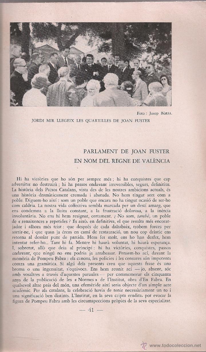 Libros de segunda mano: Record de Pompeu Fabra. Perpinya, 1963. 25x16cm. 64 p. - Foto 4