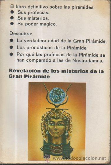 Libros de segunda mano: La profec&iacute;a de la pir&aacute;mide. Max Toth. Ediciones Mart&iacute;nez Roca, 1&ordf;  edici&oacute;n, 1981 - Foto 4