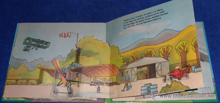 Libros de segunda mano: Mi gran libro de los aviones - Libro Pop-Up - Susaeta (1986) - Foto 4