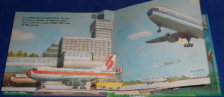 Libros de segunda mano: Mi gran libro de los aviones - Libro Pop-Up - Susaeta (1986) - Foto 5