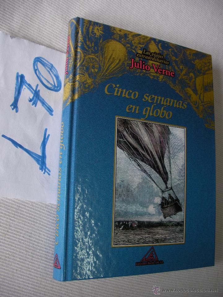 Libros de segunda mano: CINCO SEMANAS EN GLOBO - JULIO VERNE - ENVIO GRATIS A ESPA&Ntilde;A - Foto 1