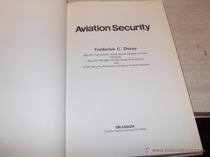 Libros de segunda mano: Aviation security, Frederick C Dorey, 1.983 en ingl&eacute;s - Foto 2