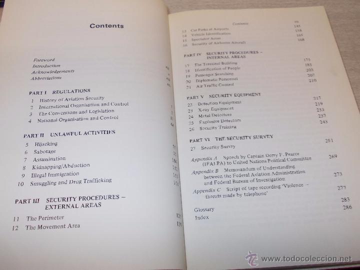 Libros de segunda mano: Aviation security, Frederick C Dorey, 1.983 en ingl&eacute;s - Foto 3