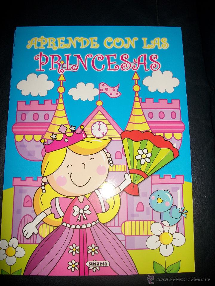 Libros de segunda mano: APRENDE CON LAS PRINCESAS - LIBRO ACTIVIDADES INFANTIL - NUEVO - Foto 1