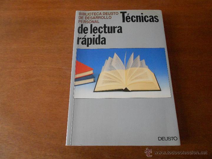 Libros de segunda mano: PSICOLOG&Iacute;A, EDUCACI&Oacute;N: T&Eacute;CNICAS DE LECTURA R&Aacute;PIDA. DEUSTO - Foto 1