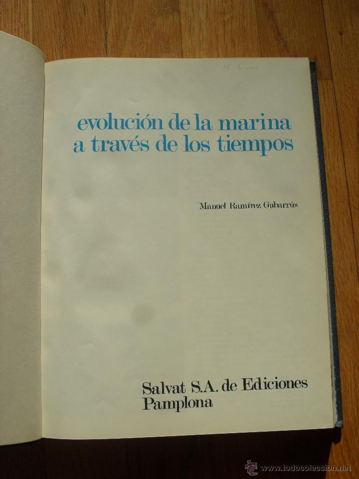Libros de segunda mano: EVOLUCION DE LA MARINA A TRAVES DE LOS TIEMPOS, Salvat - Foto 1