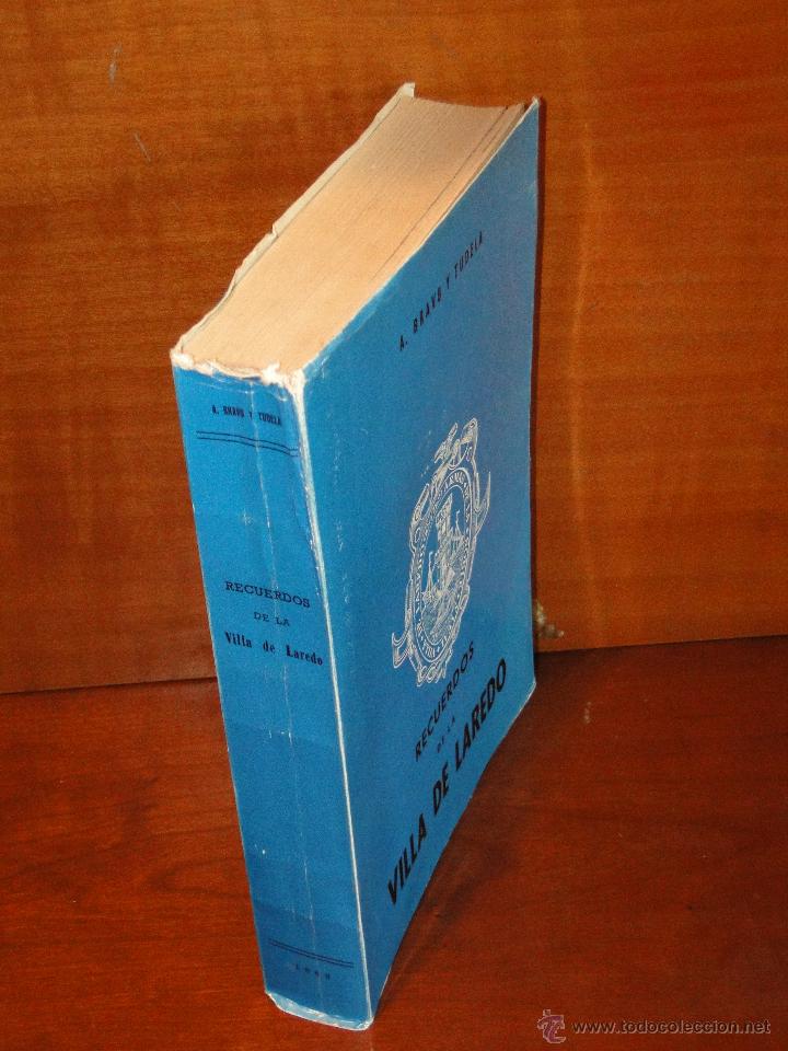 Libros de segunda mano: RECUERDOS DE LA VILLA DE LAREDO - A. BRAVO Y TUDELA - Foto 2