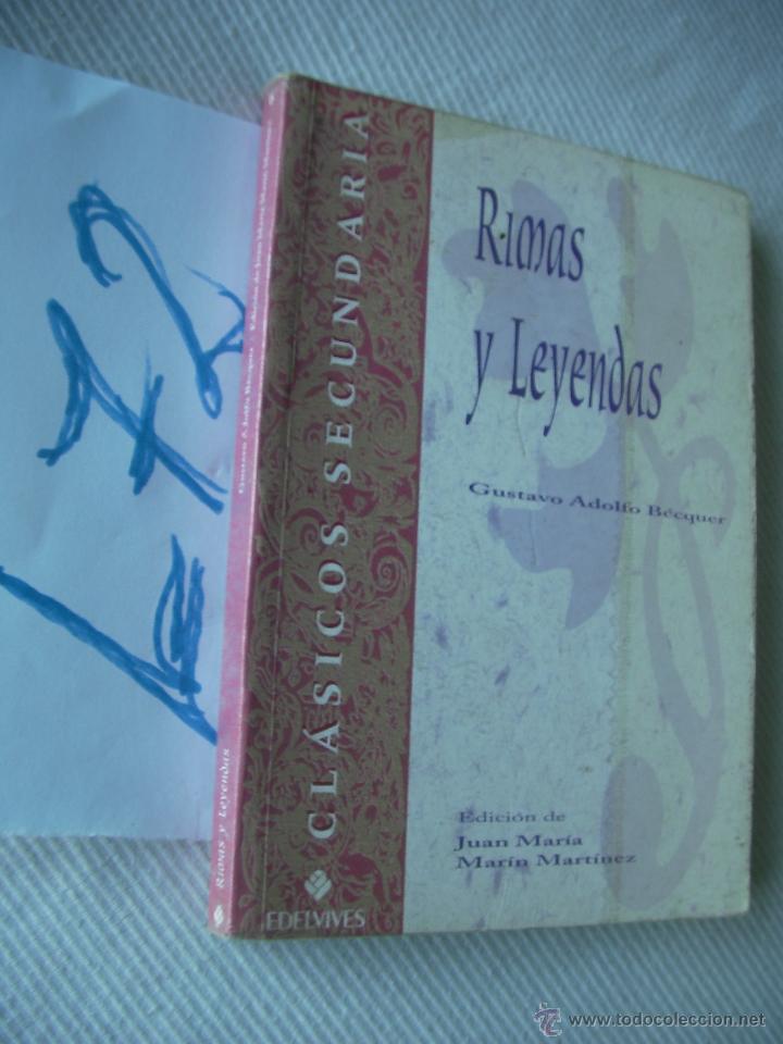 Libros de segunda mano: RIMAS Y LEYENDAS - GUSTAVO ALDOLFO BECQUER - ENVIO GRATIS A ESPA&Ntilde;A - Foto 1