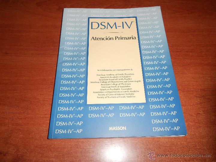 Libros de segunda mano: PSICOLOG&Iacute;A-PSIQUIATR&Iacute;A: DSM-IV ATENCI&Oacute;N PRIMARIA (DIAGN&Oacute;STICO)