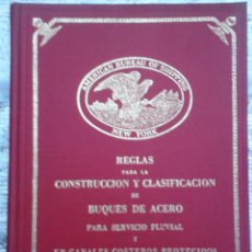 Libros de segunda mano: LIBRO PARA LA CONSTRUCCIÓN DE BUQUES DE ACERO AÑO 1968
