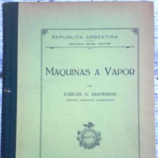 Libros de segunda mano: LIBRO MÁQUINAS A VAPOR AÑO 1944