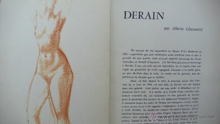 Libros de segunda mano: DERRI&Egrave;RE LE MIROIR. DERAIN. 1957. N&Uacute;M. 94-95. - Foto 4