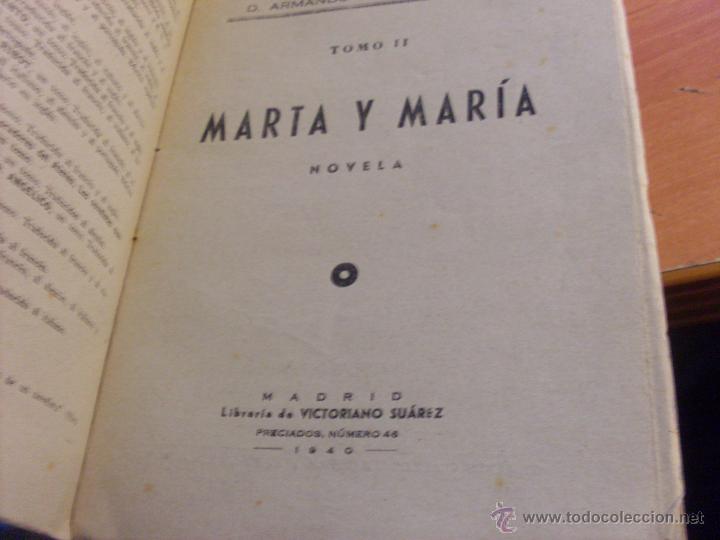 Libros de segunda mano: MARTA Y MARIA TOMO II (ARMANDO PALACIO VALDES) (LB24) - Foto 3