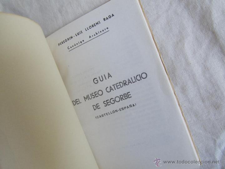 Libros de segunda mano: Gu&iacute;a del Museo Catedralicio de Segorbe 1967 - Foto 3