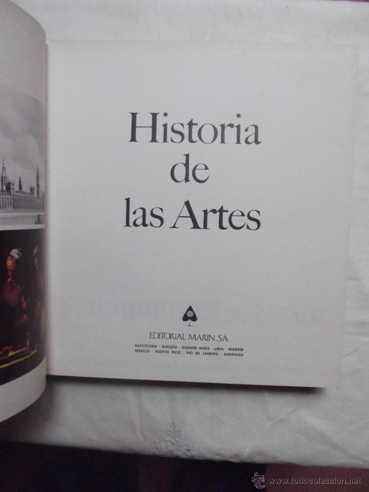 Libros de segunda mano: HISTORIA DE LAS ARTES - GRAN BIBLIOTECA MARIN  3 TOMOS - Foto 3