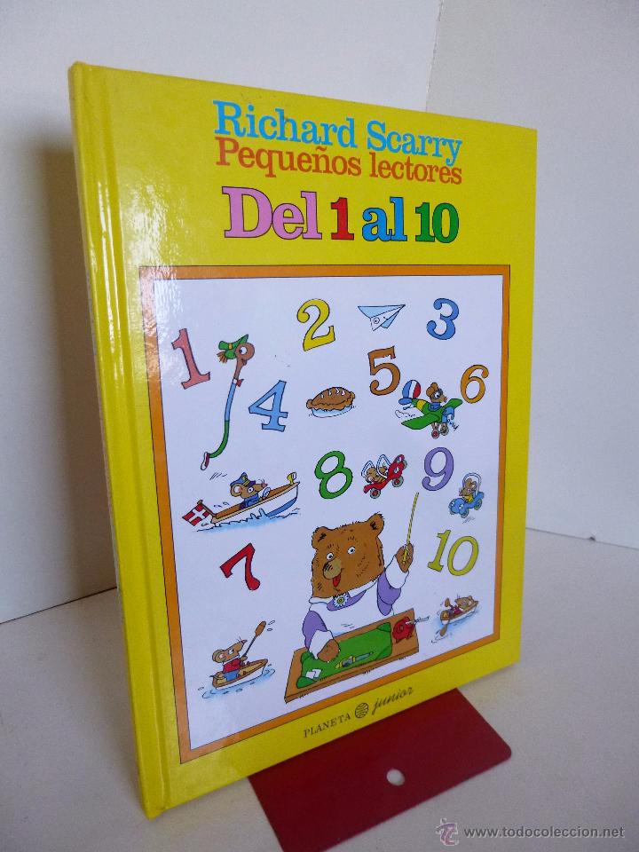 Libros de segunda mano: RICHARD SCARRY PEQUE&Ntilde;OS LECTORES, DEL 1 AL 10, PLANETA JUNIOR 1995 - Foto 1