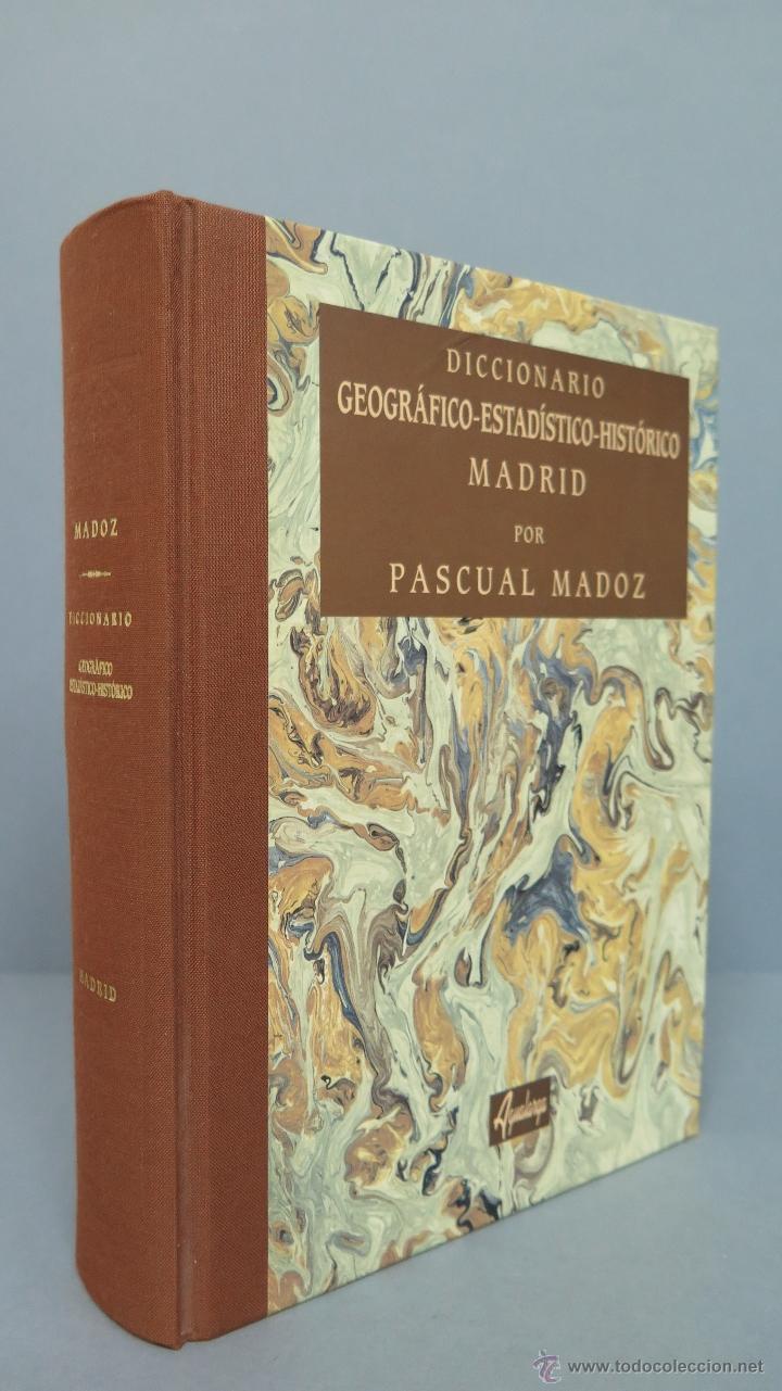 Libros de segunda mano: DICCIONARIO GEOGRAFICO-ESTADISTICO-HISTORICO. MADRID. MADOZ
