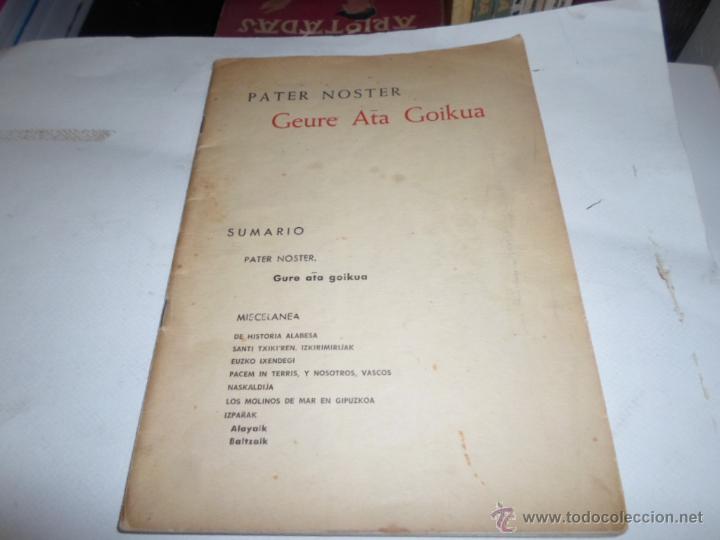 Libros de segunda mano: Pater Noster, Geure aita goikua - Foto 1