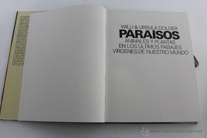 Libros de segunda mano: L- 1950. PARAISOS. WILLI Y URSULA DOLDER. 1977. - Foto 2