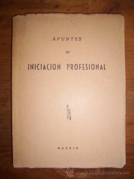 Libros de segunda mano: APUNTES de iniciaci&oacute;n profesional - Foto 1