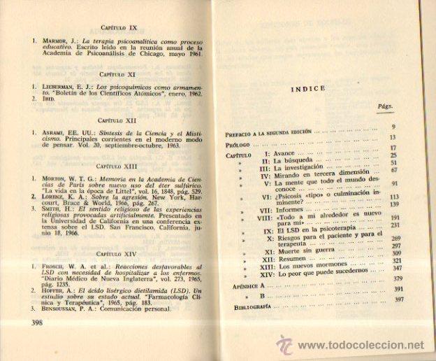 Libros de segunda mano: Historia del LSD. Sidney Cohen. Cuadernos para el di&aacute;logo,  1972 - Foto 2