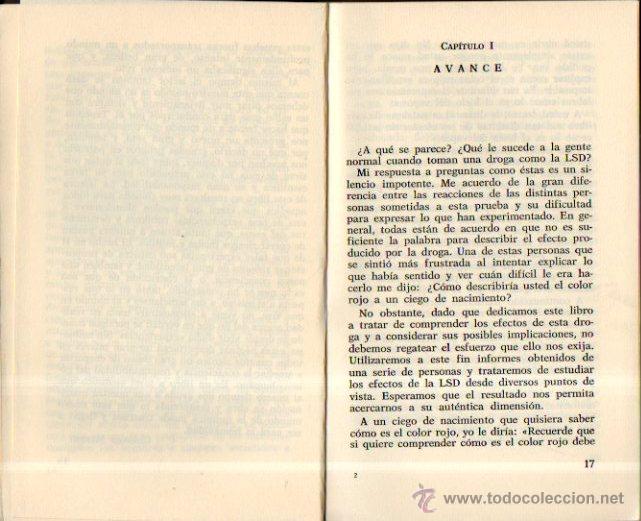 Libros de segunda mano: Historia del LSD. Sidney Cohen. Cuadernos para el di&aacute;logo,  1972 - Foto 3