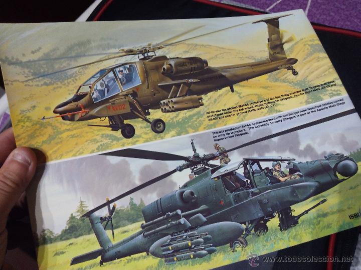 Libros de segunda mano: Revista/Documento sobre los HELICOPTEROS DE COMBATE APACHES - Foto 3
