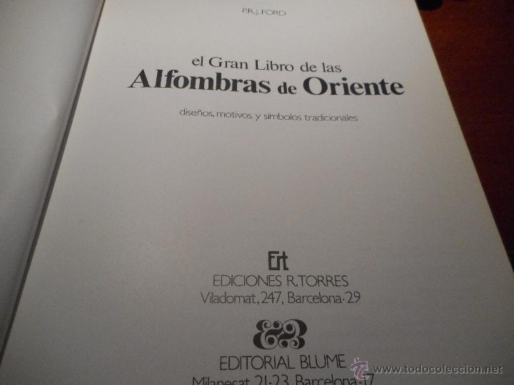 Libros de segunda mano: ESTAMOS LIQUIDANDO. el gran libro de las alfombras de Oriente primera edicion 1982 - Foto 2