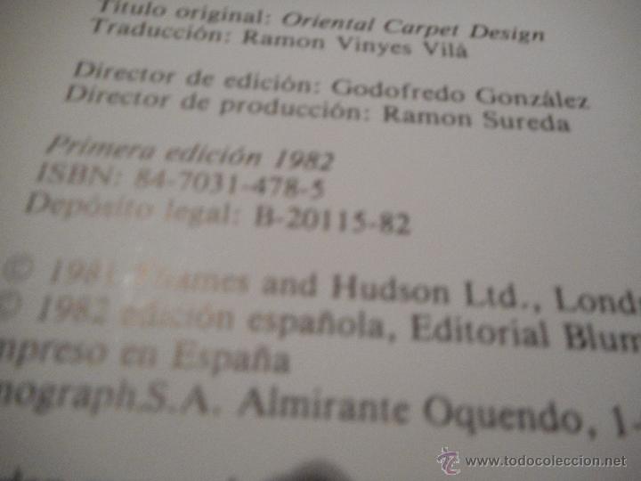 Libros de segunda mano: ESTAMOS LIQUIDANDO. el gran libro de las alfombras de Oriente primera edicion 1982 - Foto 3