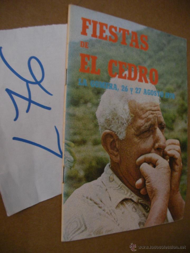 Gebrauchte B&uuml;cher: ANTIGUO LIBRETO DE LAS FIESTAS DEL CEDRO - ENVIO GRATIS A ESPA&Ntilde;A