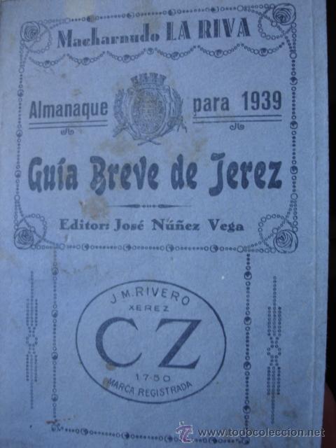 Libros de segunda mano: GUIA BREVE DE JEREZ A&Ntilde;O 1939.8&ordf;.96 PG - Foto 1
