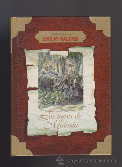 Libros de segunda mano: EMILIO SALGARI - LOS TIGRES DE MALASIA - EDICIONES RUEDA 2004 / ILUSTRADO - Foto 1