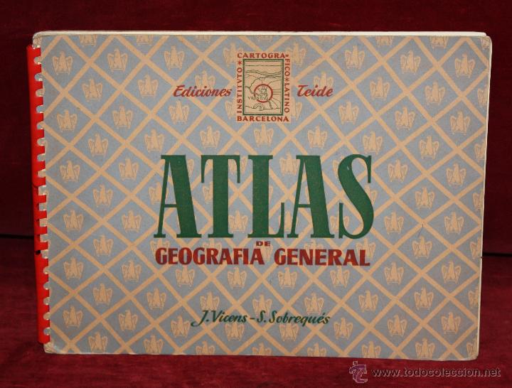 Libros de segunda mano: ATLAS DE GEOGRAF&Iacute;A GENERAL. TERCERA EDICI&Oacute;N. EDITORIAL TEIDE - Foto 1