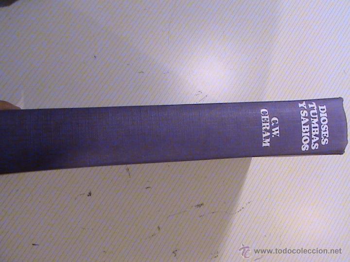 Libros de segunda mano: Dioses, tumbas y sabios (autor: C.W. Ceram) - Foto 2