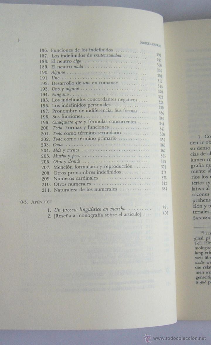 Libros de segunda mano: GRAMATICA ESPA&Ntilde;OLA - EL PRONOMBRE - JOSE POLO - Foto 4