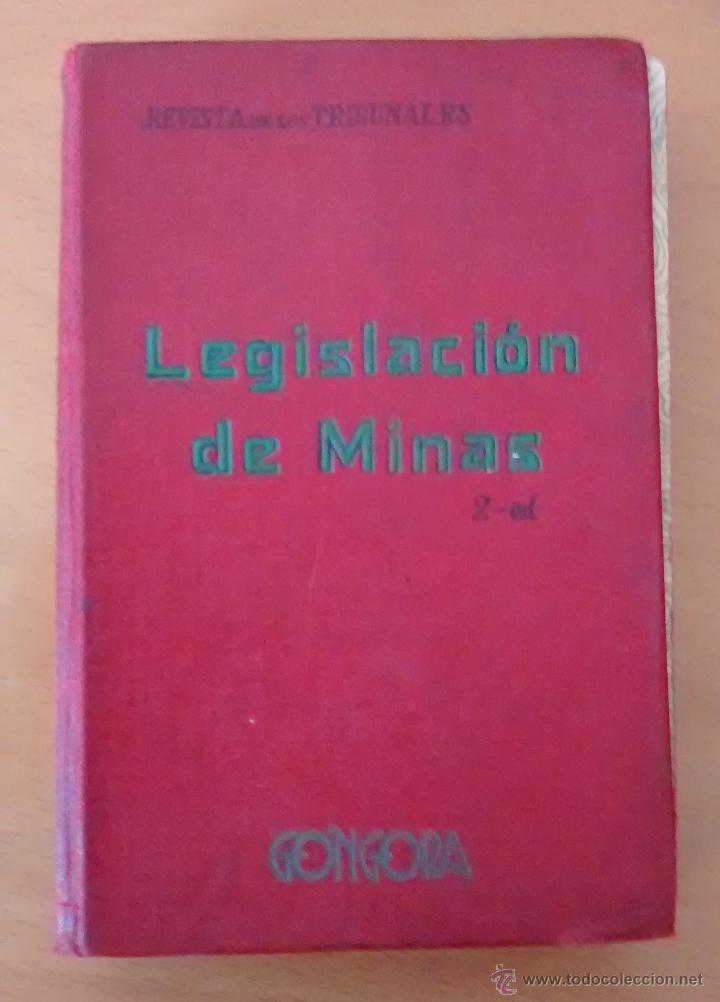 Libros de segunda mano: Legislaci&oacute;n de minas, 1958, librito de bolsillo, 573 p&aacute;ginas - Foto 1
