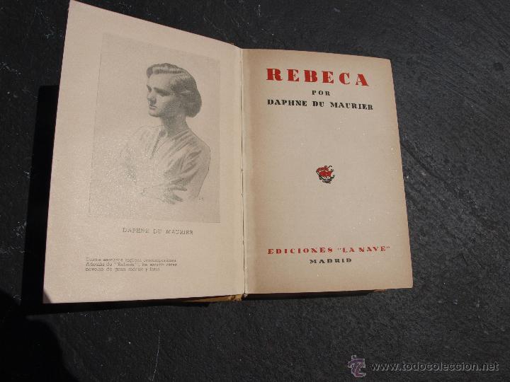 Libros de segunda mano: Rebeca de Daphne du Maurier Ediciones La Nave - Foto 1
