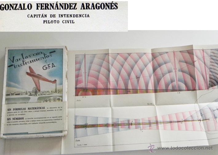 Libros de segunda mano: VUELOS CON INSTRUMENTOS POR GFA -ANTIGUO LIBRO A&Ntilde;OS 40 AVI&Oacute;N PILOTO AVIONES VOLAR GU&Iacute;A VUELO T&Eacute;CNICA