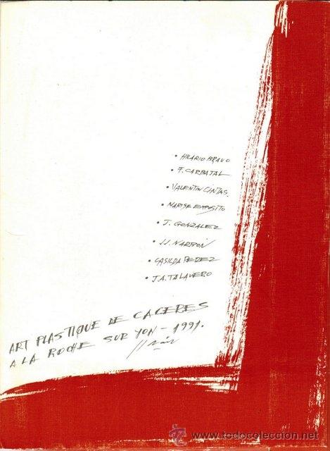 Libros de segunda mano: Arte pl&aacute;stico cacere&ntilde;o en La Roche Sur Yon
