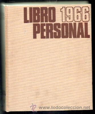 Libros de segunda mano: ANUARIO 1966. LIBRO PERSONAL 1966   A-H-650 - Foto 1