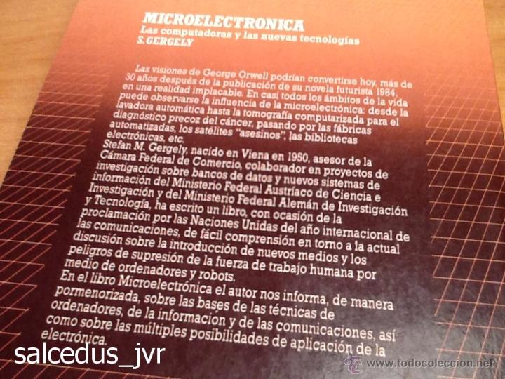 Libros de segunda mano: Microelectr&oacute;nica S. Gergely Biblioteca Cient&iacute;fica Salvat Libro Micro Electr&oacute;nica Buen Estado - Foto 12