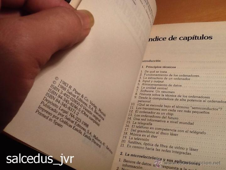 Libros de segunda mano: Microelectr&oacute;nica S. Gergely Biblioteca Cient&iacute;fica Salvat Libro Micro Electr&oacute;nica Buen Estado - Foto 16