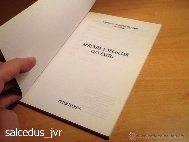Libros de segunda mano: Aprenda a Negociar con &Eacute;xito Peter Fleming Biblioteca de Ayuda Personal y Profesional Libro Nuevo - Foto 6