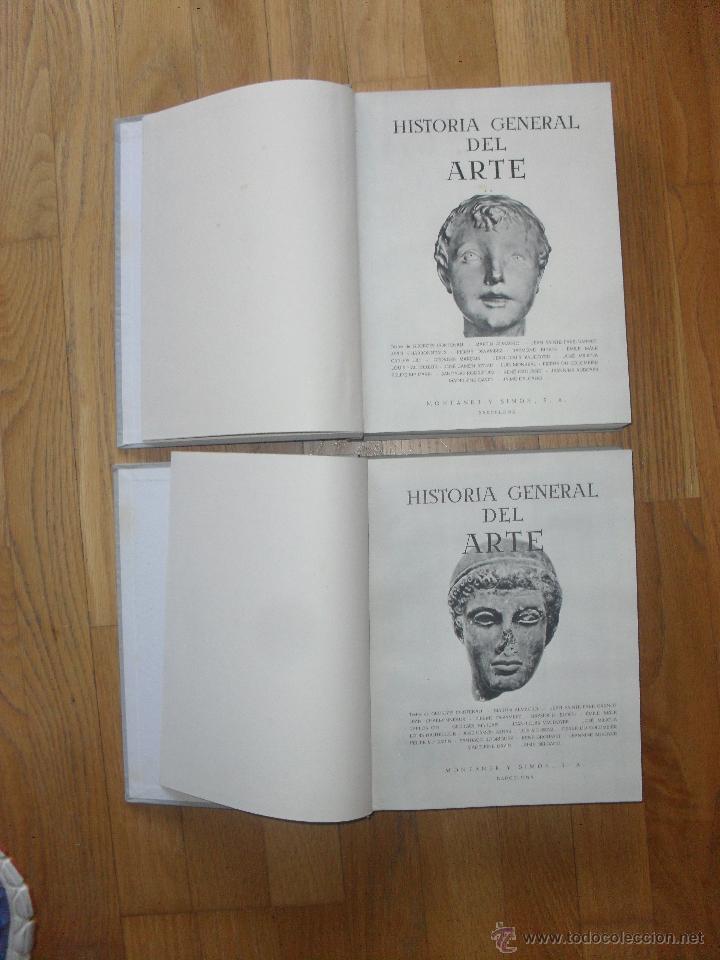 Libros de segunda mano: HISTORIA GENERAL DEL ARTE, MONTANER Y SIMON 2 Tomos, - Foto 1