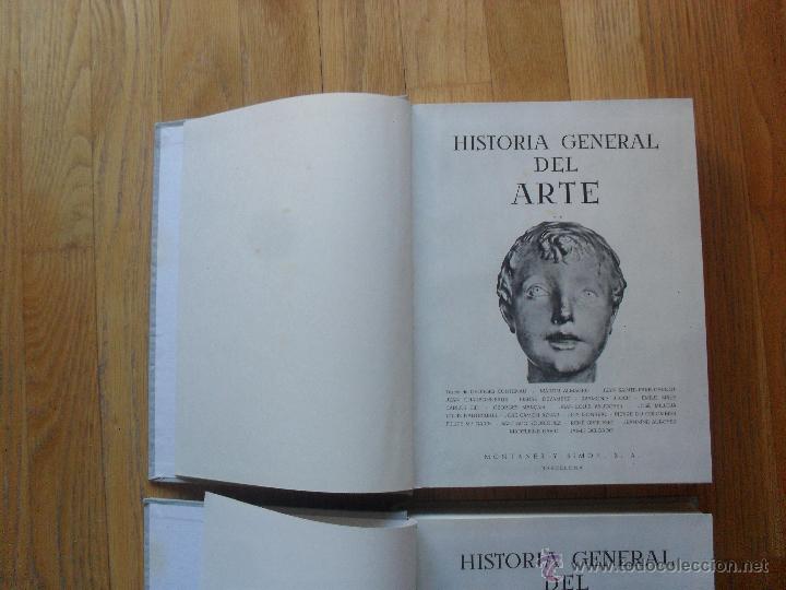 Libros de segunda mano: HISTORIA GENERAL DEL ARTE, MONTANER Y SIMON 2 Tomos, - Foto 2