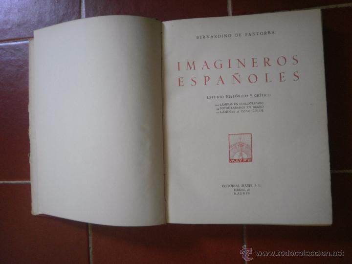 Libros de segunda mano: Imagineros espa&ntilde;oles - Foto 3